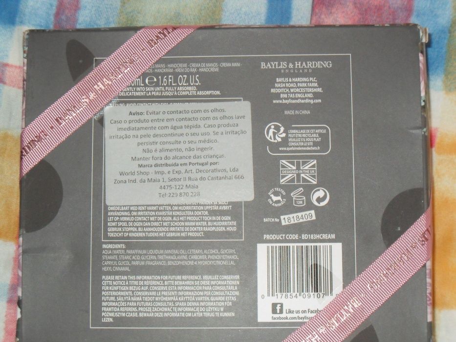 Creme para as Mãos