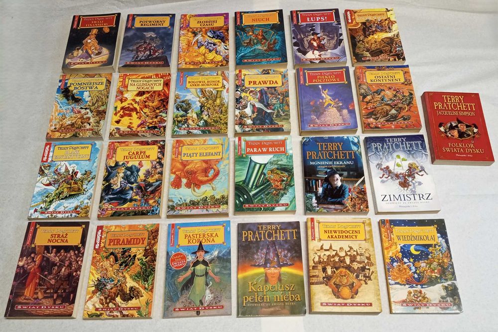 Terry Pratchett - zestaw książek