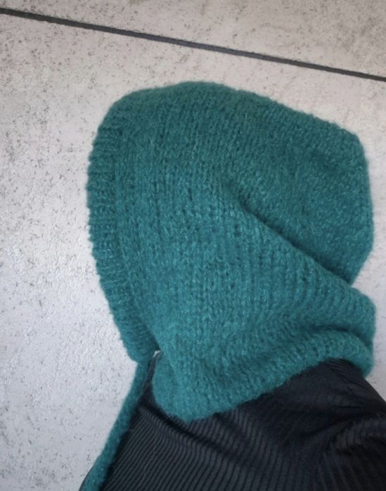 Kapturek butelkowa zielen alpaka jedwab