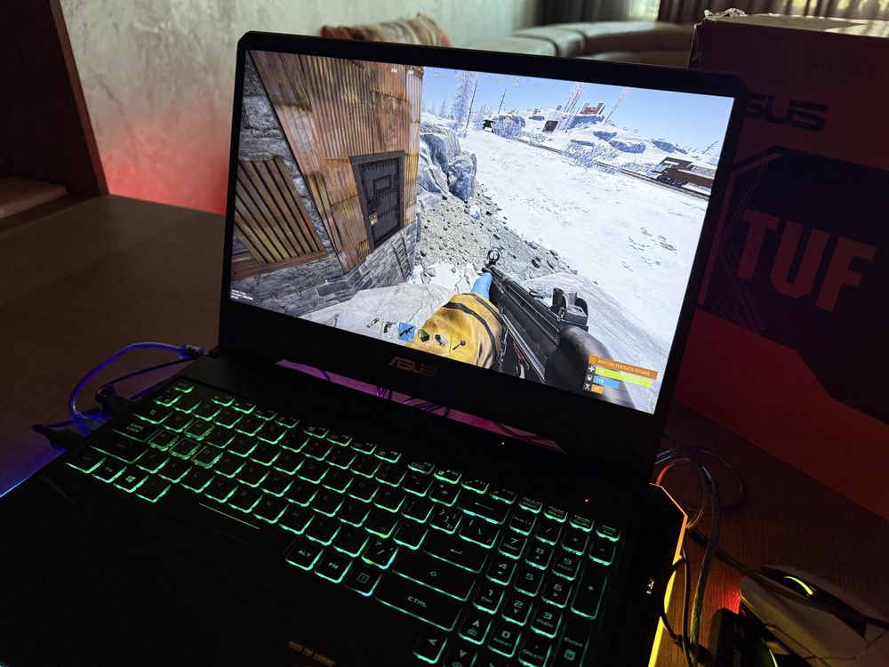 Потужний ігровий ноутбук Asus Tuf Gaming з повним комплектом