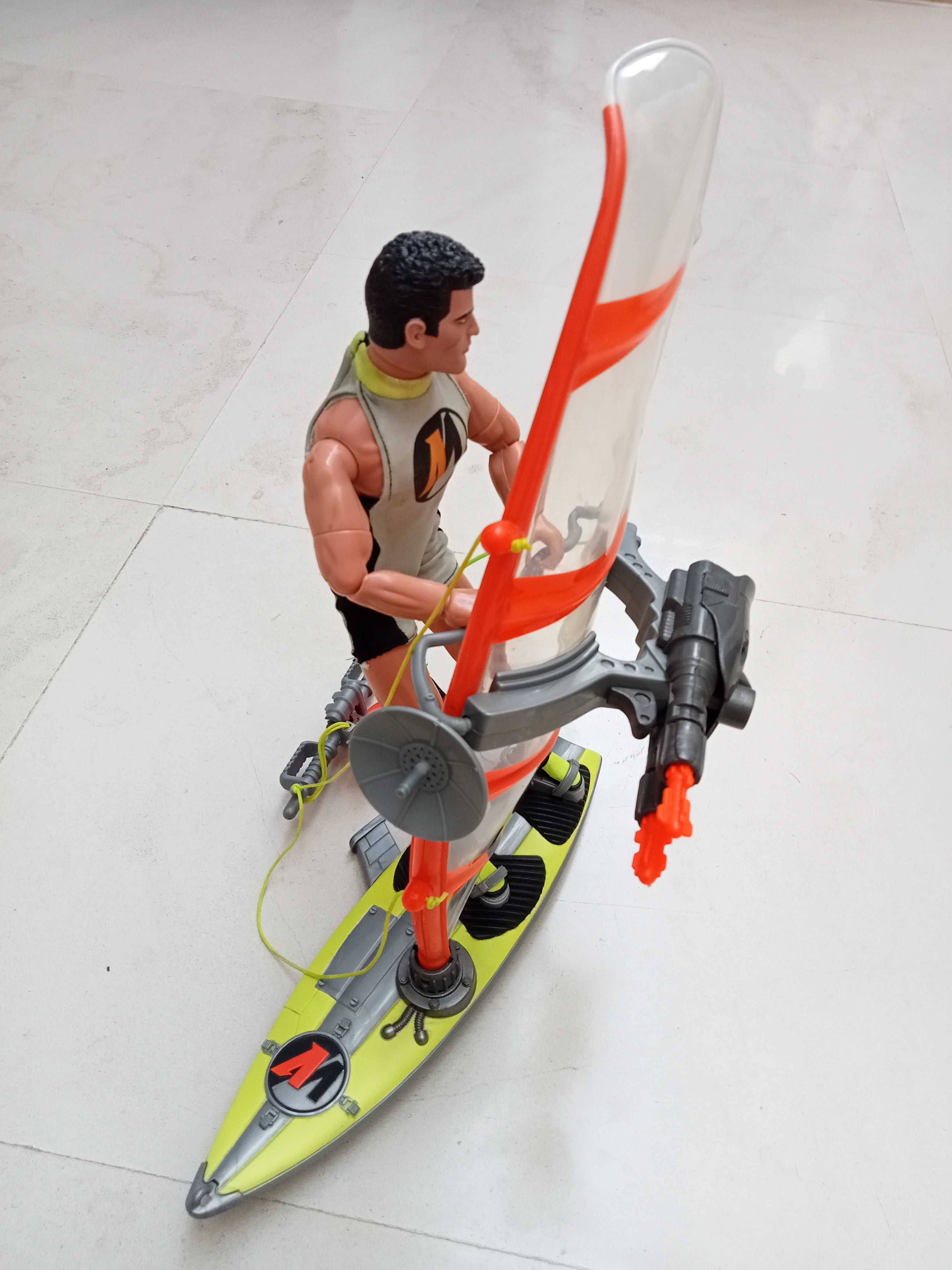 Action man windsurfer