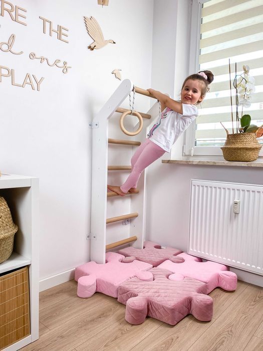 Drabinka gimnastyczna Toddler do pokoju biała