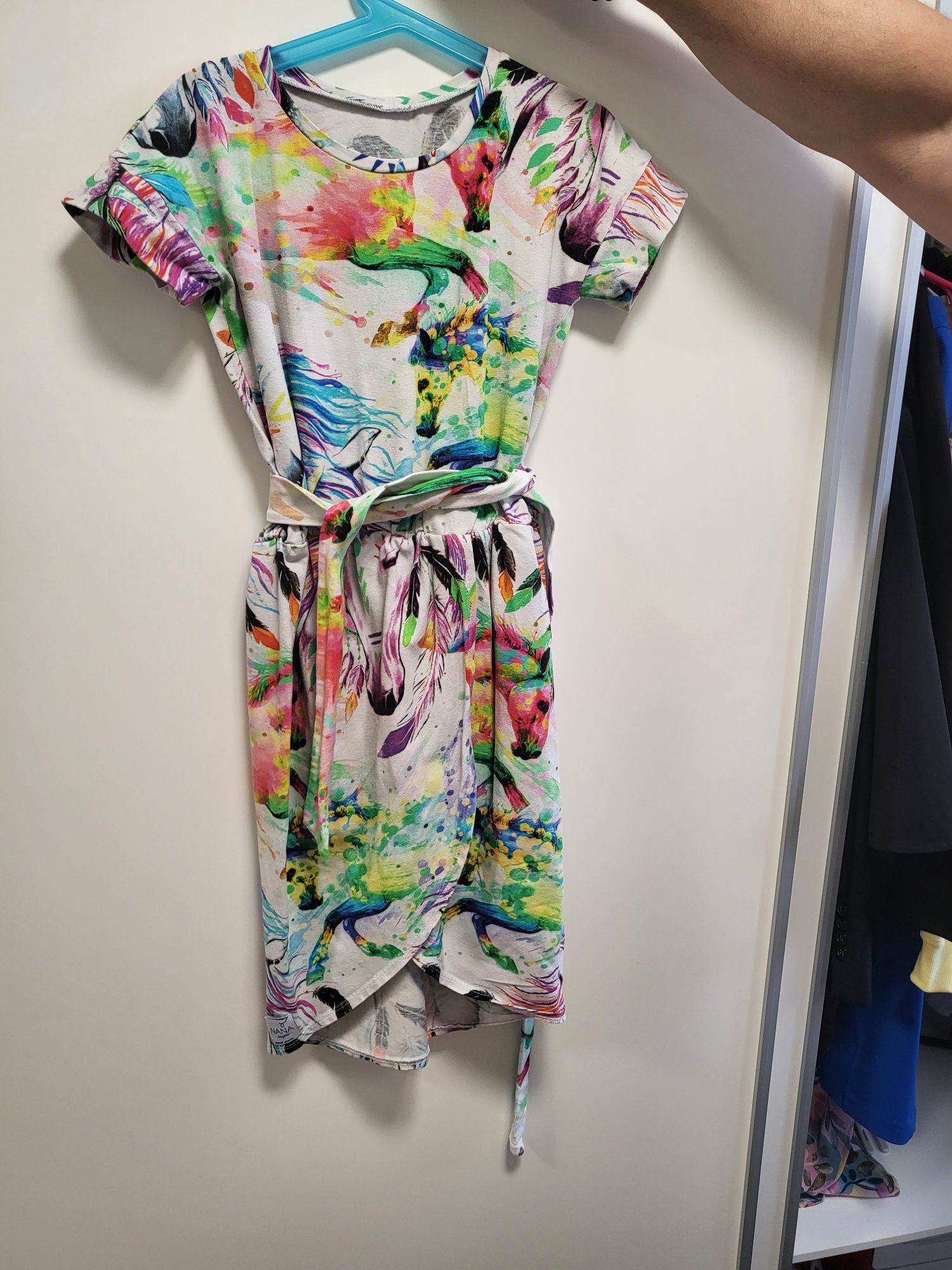 Sukienka hand made 7-9 lat