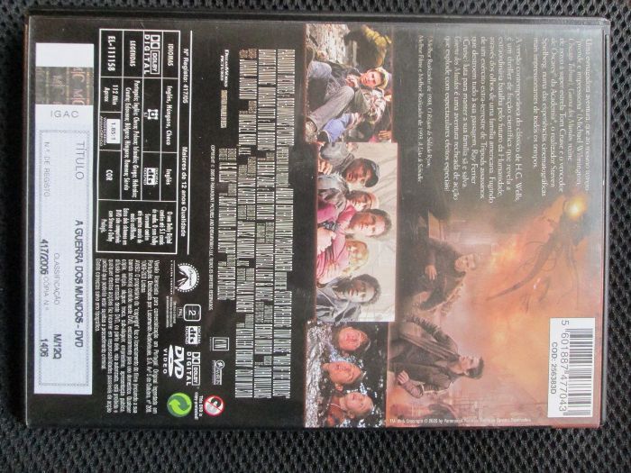 2 DVD - Guerra dos Mundos e Munique, de Steven Spielberg - como novos