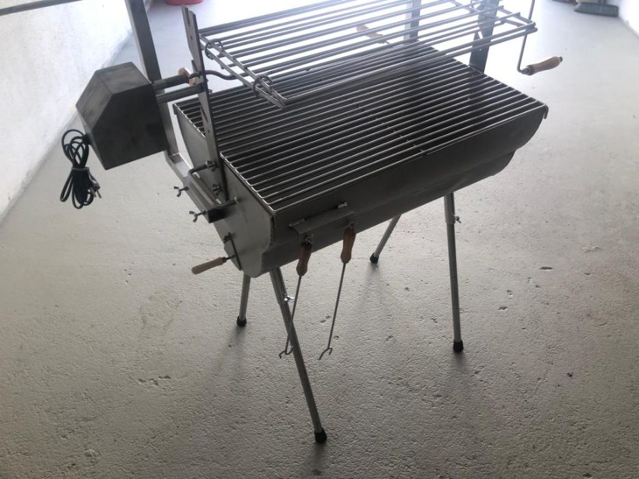 Churrasqueira inox para Pernil