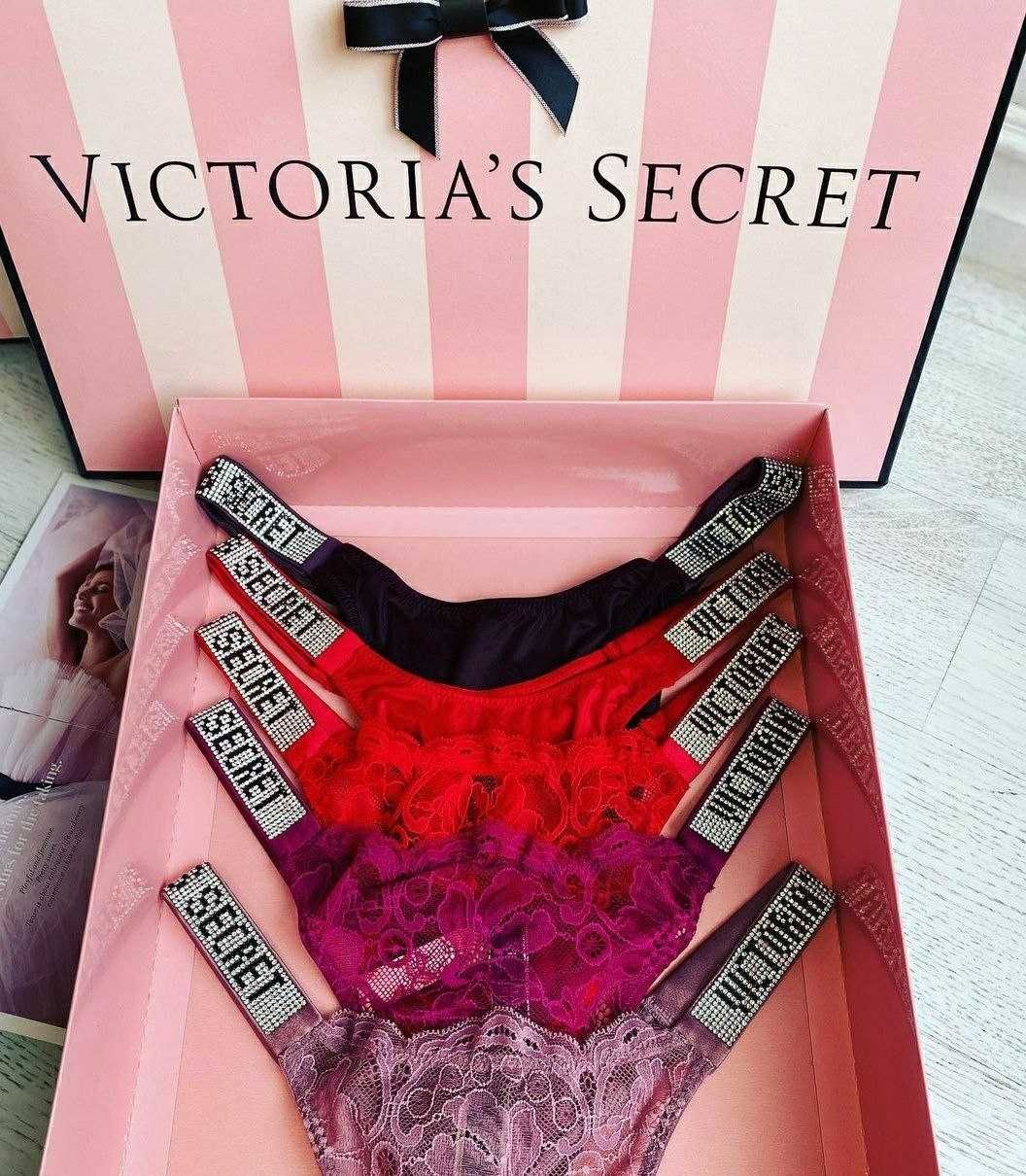 Распродажа Комплект Victoria's Secret Трусики Виктория Сикрет Набор
