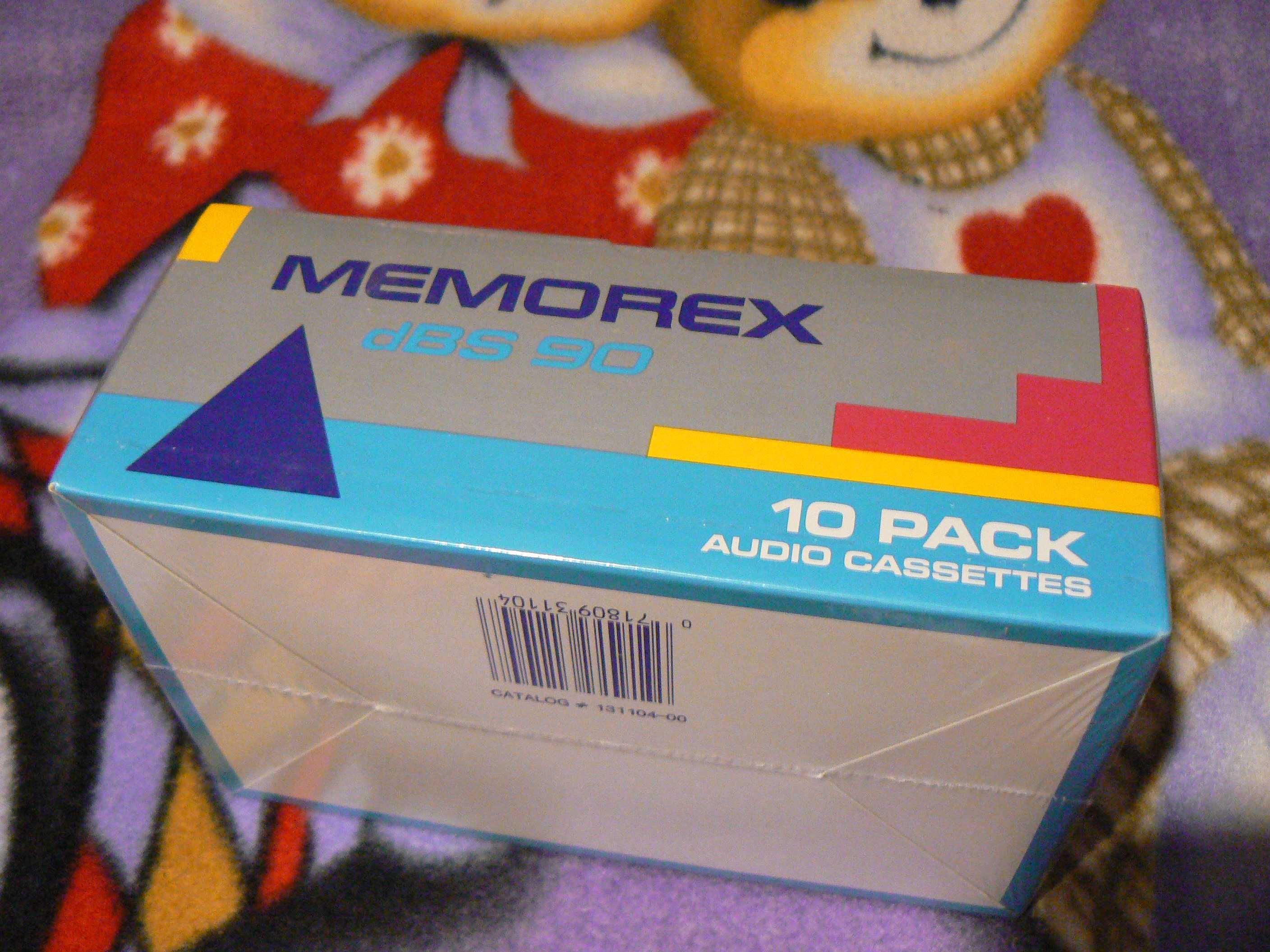 Аудіокасета Memorex dBS 90, тип 1, нормал, вир Корея, карт бокс з 10шт