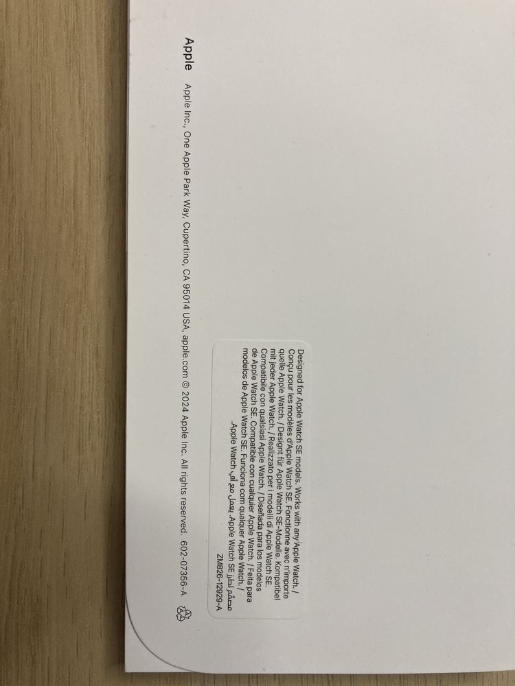 Pasek apple watch se gen.2, rozmiar M/L