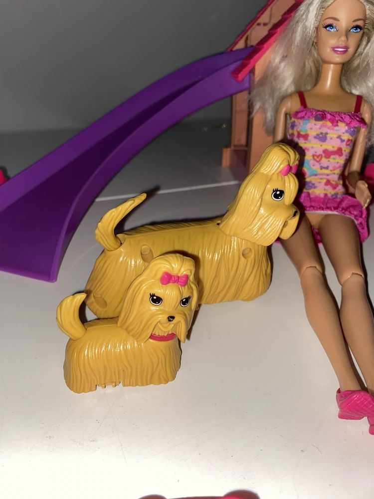Zestaw barbie z pieskami