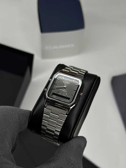Годинник Casio AQ-230 Black | Наручние часы касио A159 | касіо А168