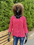 " TOM TAILOR"Oversize’owa Bluzka w Kwiaty || Bawełna || R.38 – Luźna