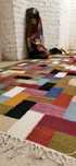 Dywan wełniany, handmade, Indie, design