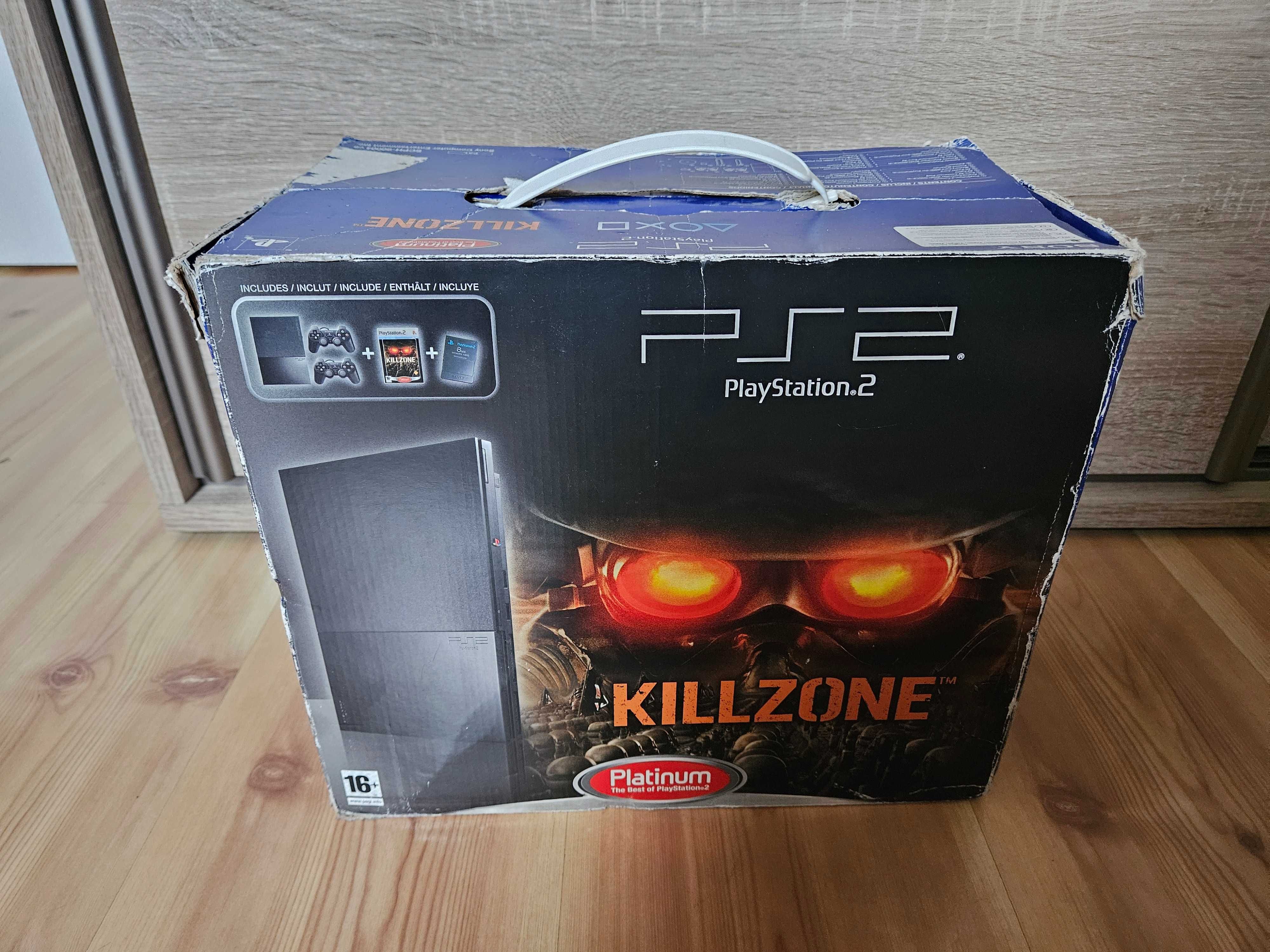 Konsola Playstation 2 SCPH-90004 - komplet + 8 gier