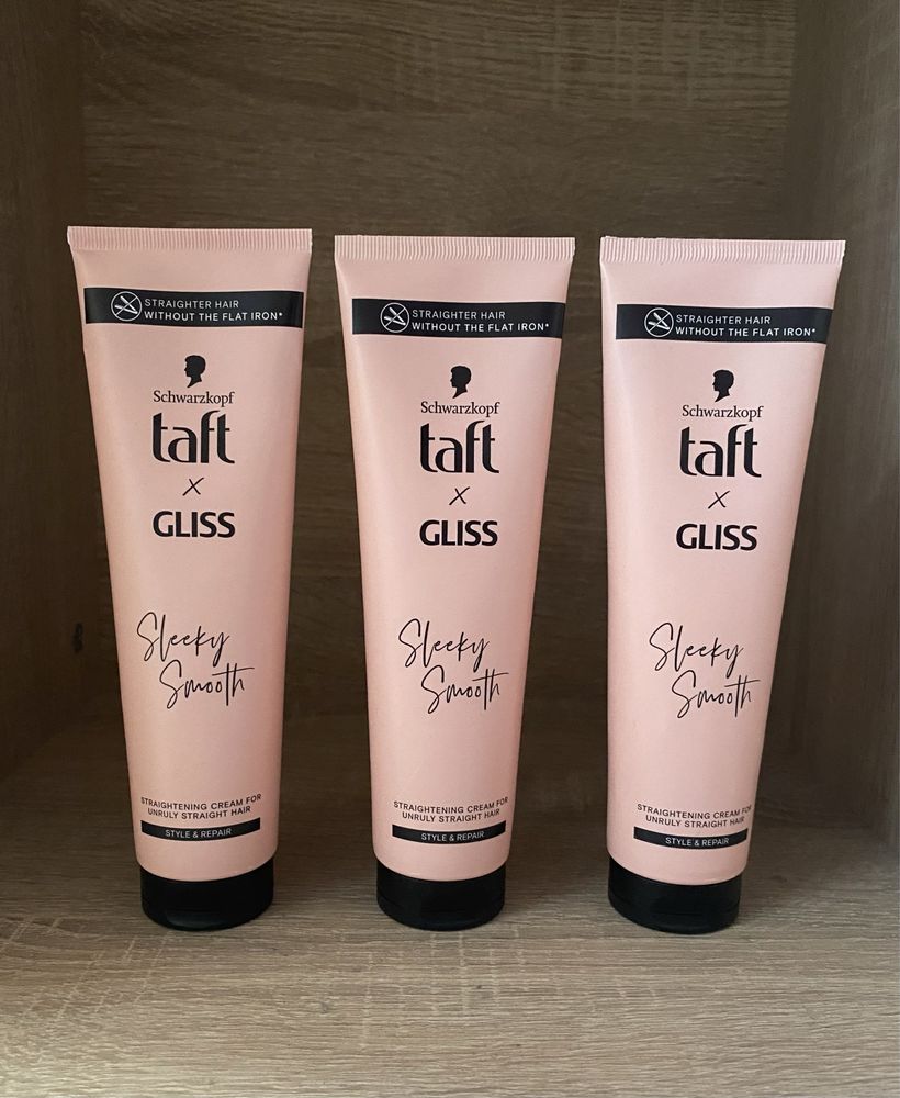 Krem prostujący Schwarzkopf Taft x Gliss - 3 szt.