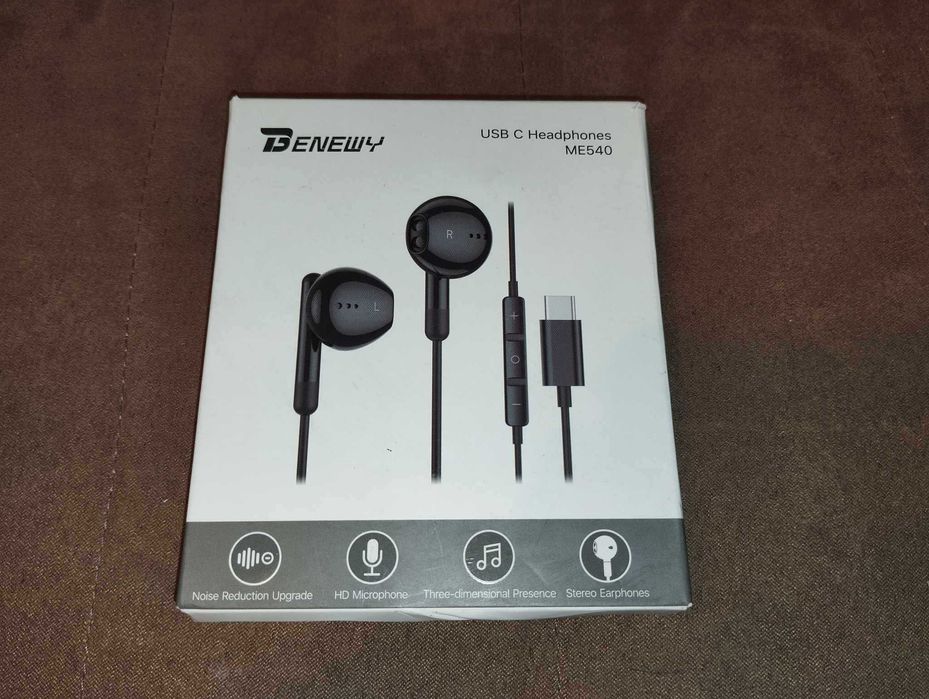 D002 Słuchawki BENEWY ME540 - Czarne