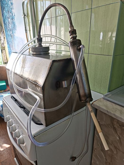 Дистиллятор на 2 конфорки из нержавеющей стали