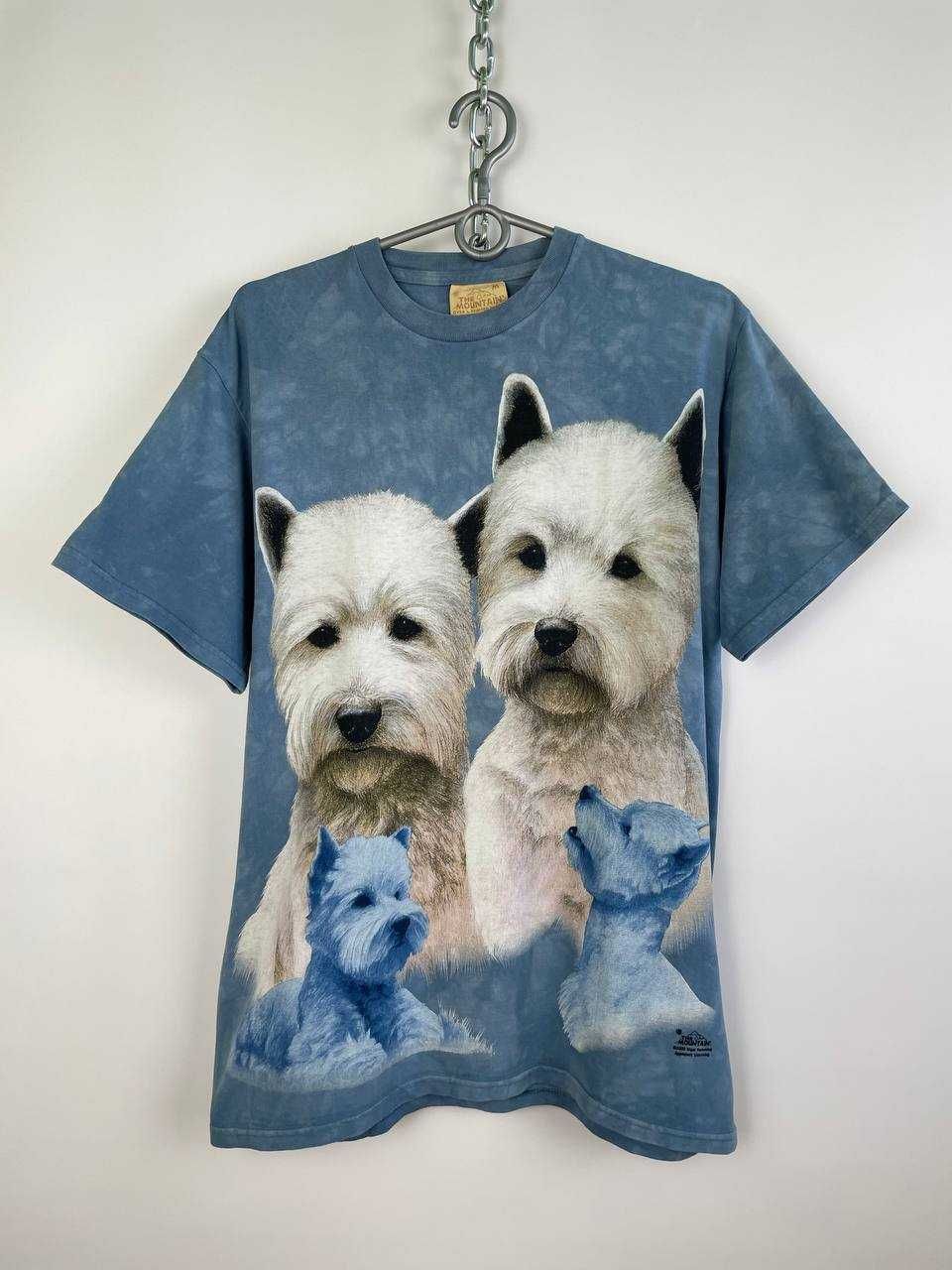 Чоловіча футболка the mountain 3d terrier терьер