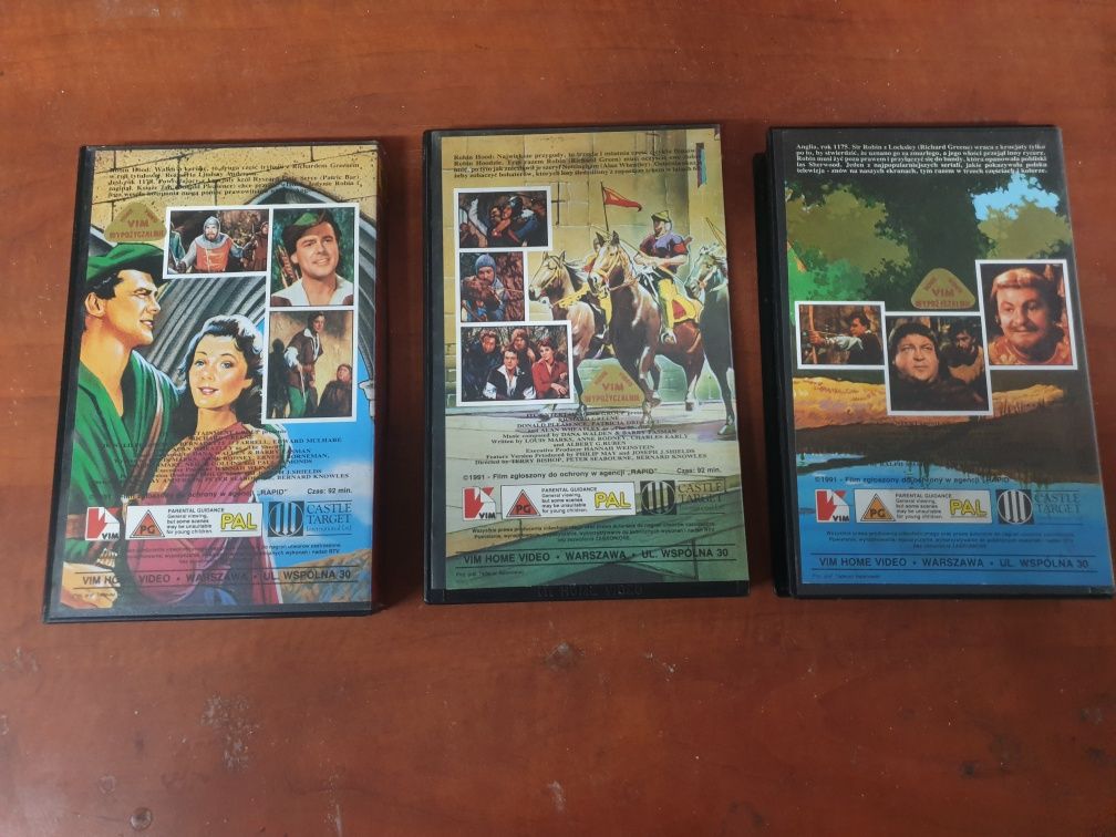 Robin Hood Komplet VHS