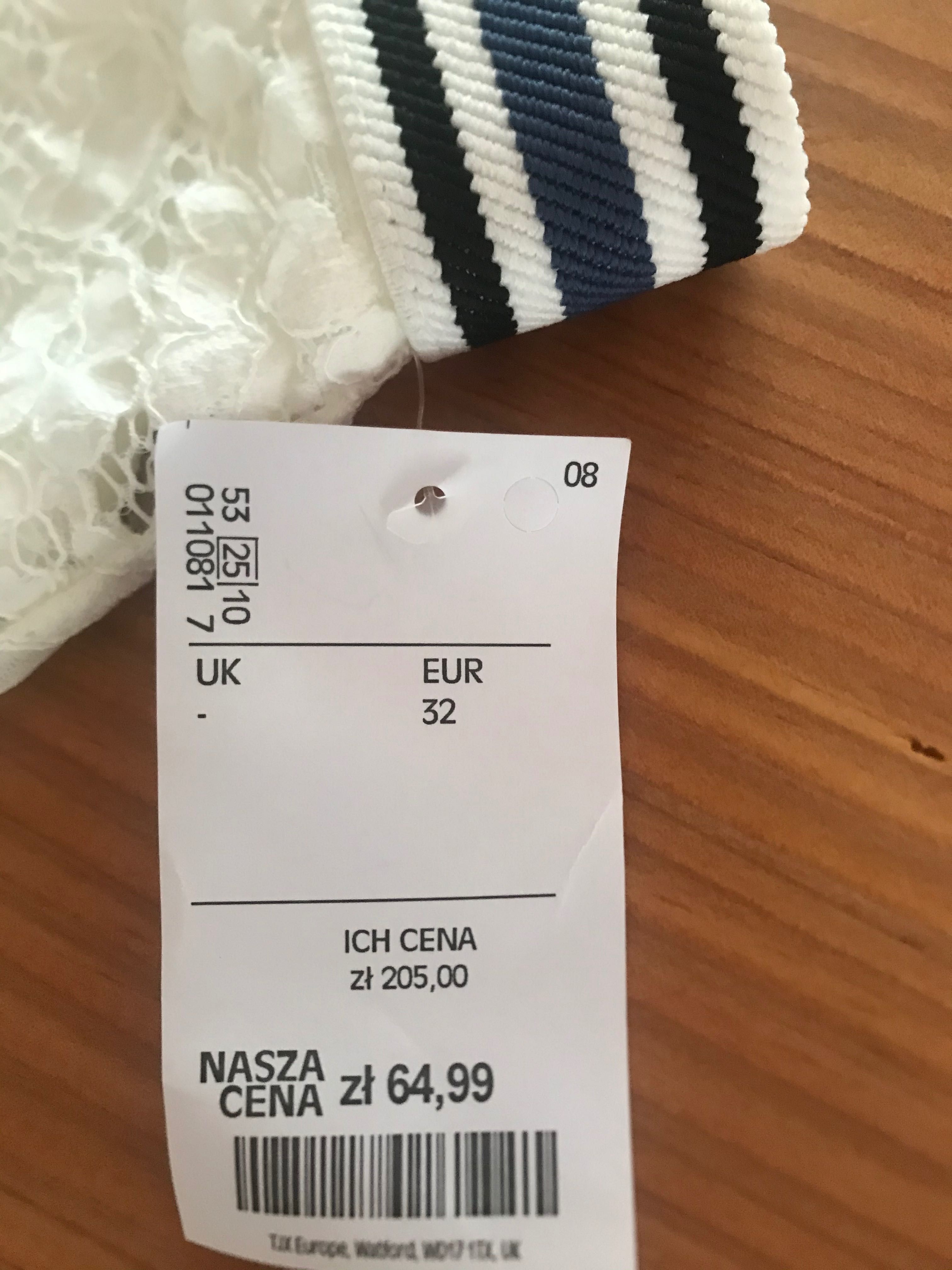 Spodnica koronkowa nowa