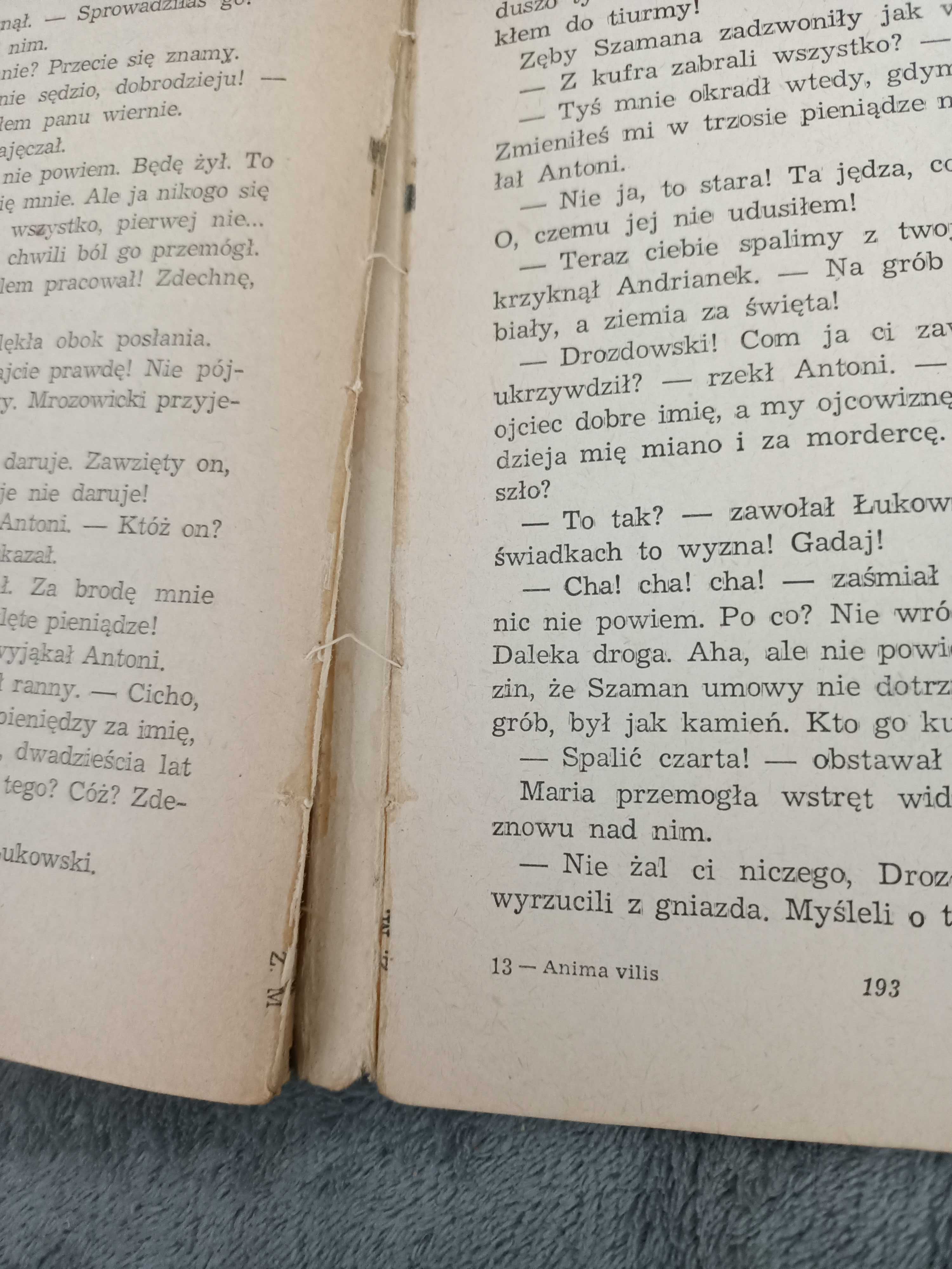 M. Rodziewiczówna " Anima Vilis " wydanie I - 1957r