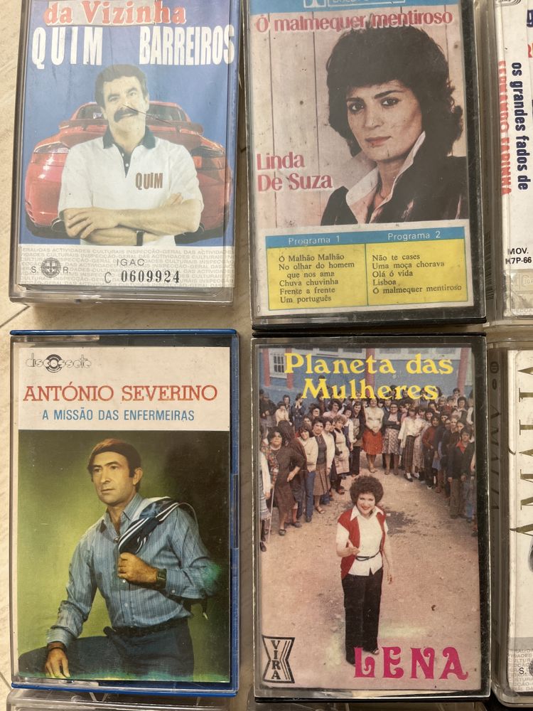 K7 Cassetes de Musica portuguesa 1€ cada