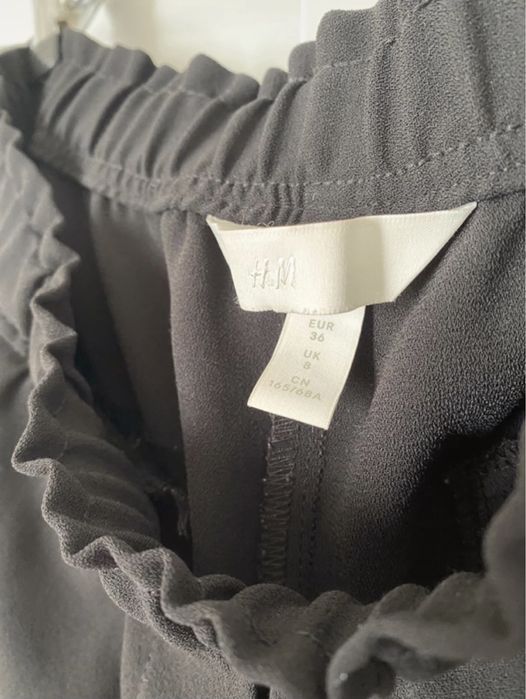 H’M - Calças Clássicas/Executivas Pretas | Tam. L