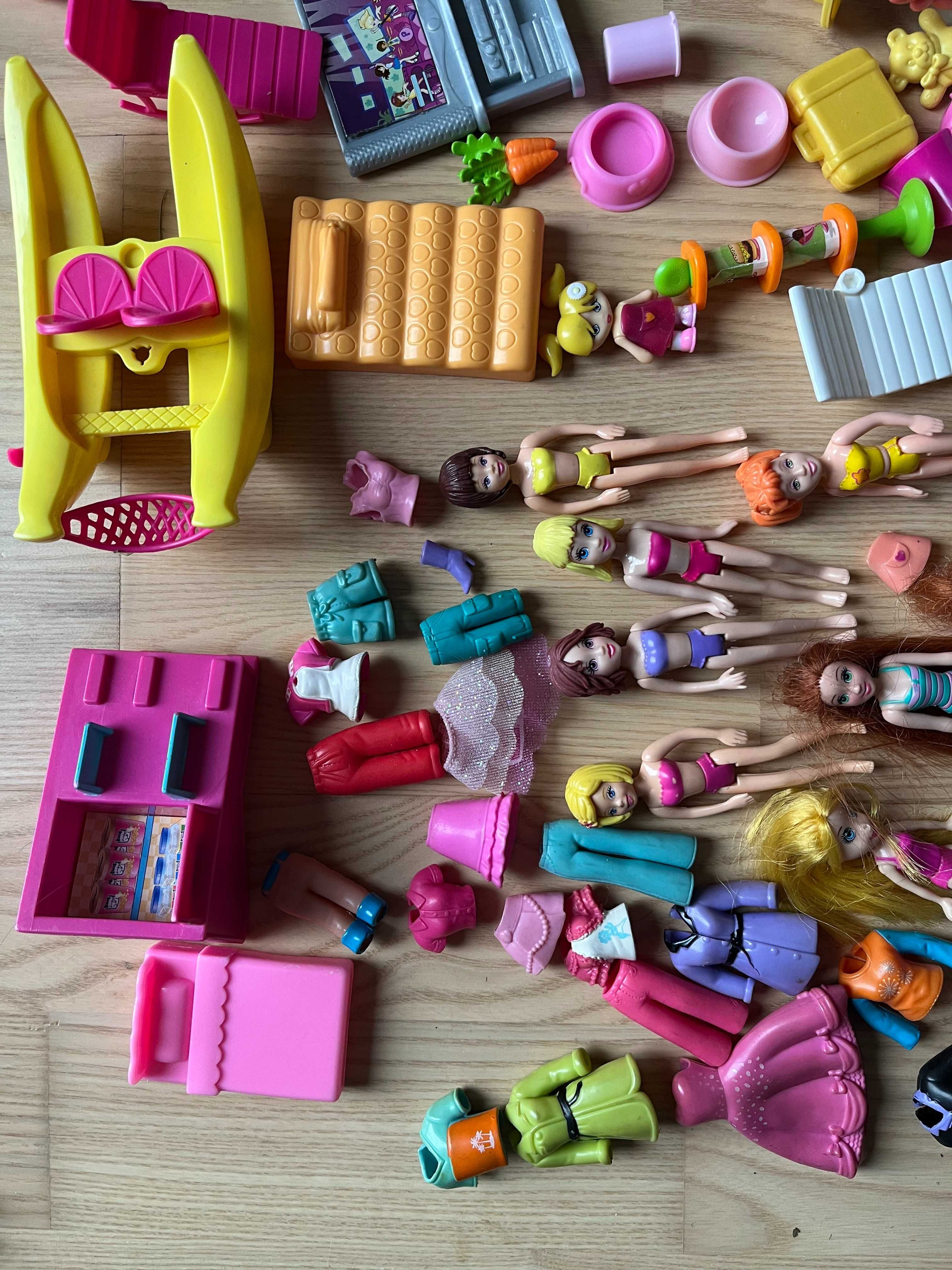 polly pocket różne - 120 sztuk