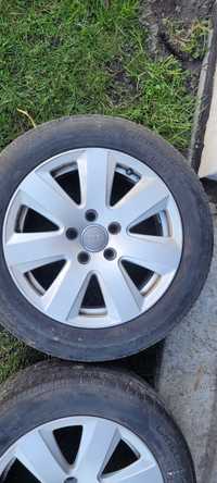 Alufelgi 16" 5x112 audi opony pirelli 205/55