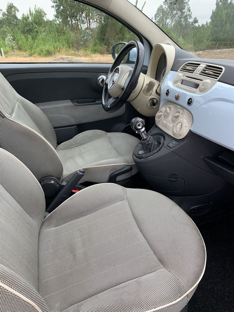 Fiat 500 1.3 diesel multijet lounge// motor corrente// AC// Sens Est T