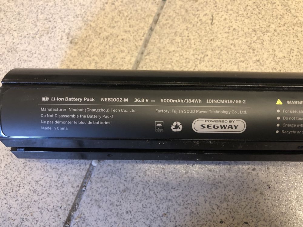 Segway 5000mAh 36,8V bateria wewnetrzna oryginalna zewnętrzna