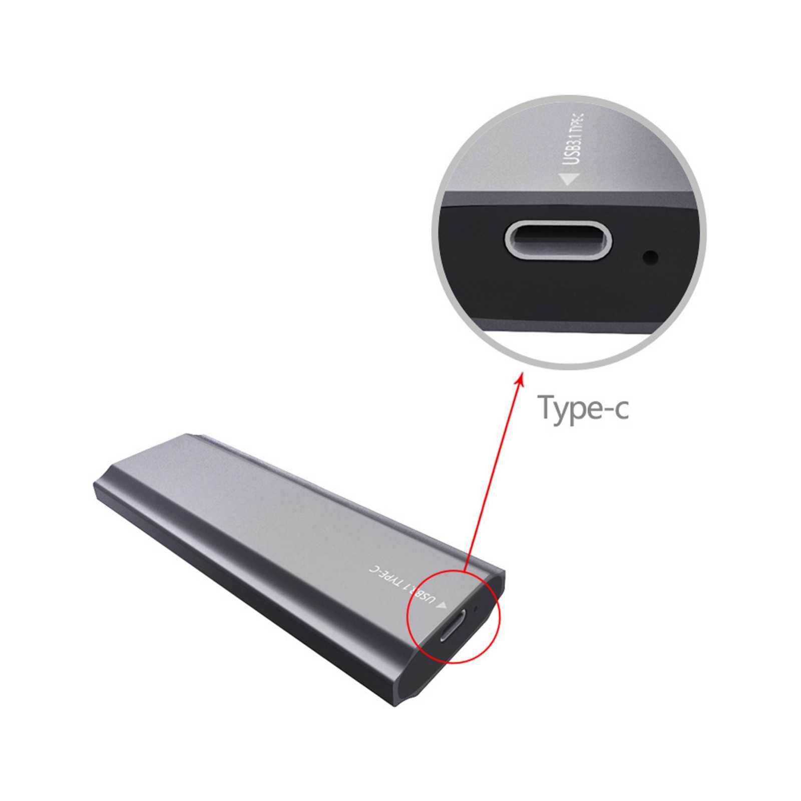 Кишеня Зовнішня DYNAMODE M.2 SSD NVME/SATA Combo USB3.1 GEN2 USB-C