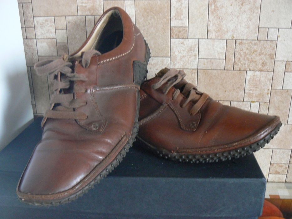 Туфли мужские CLAKS коричневые разм.42 нат.кожа