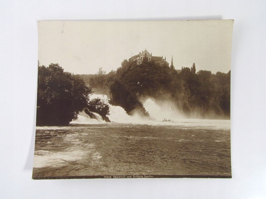 zdjęcie fotografia góry wodospad rheinfall 1900-20