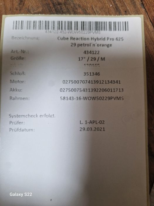 Bicicleta cube reaction pro