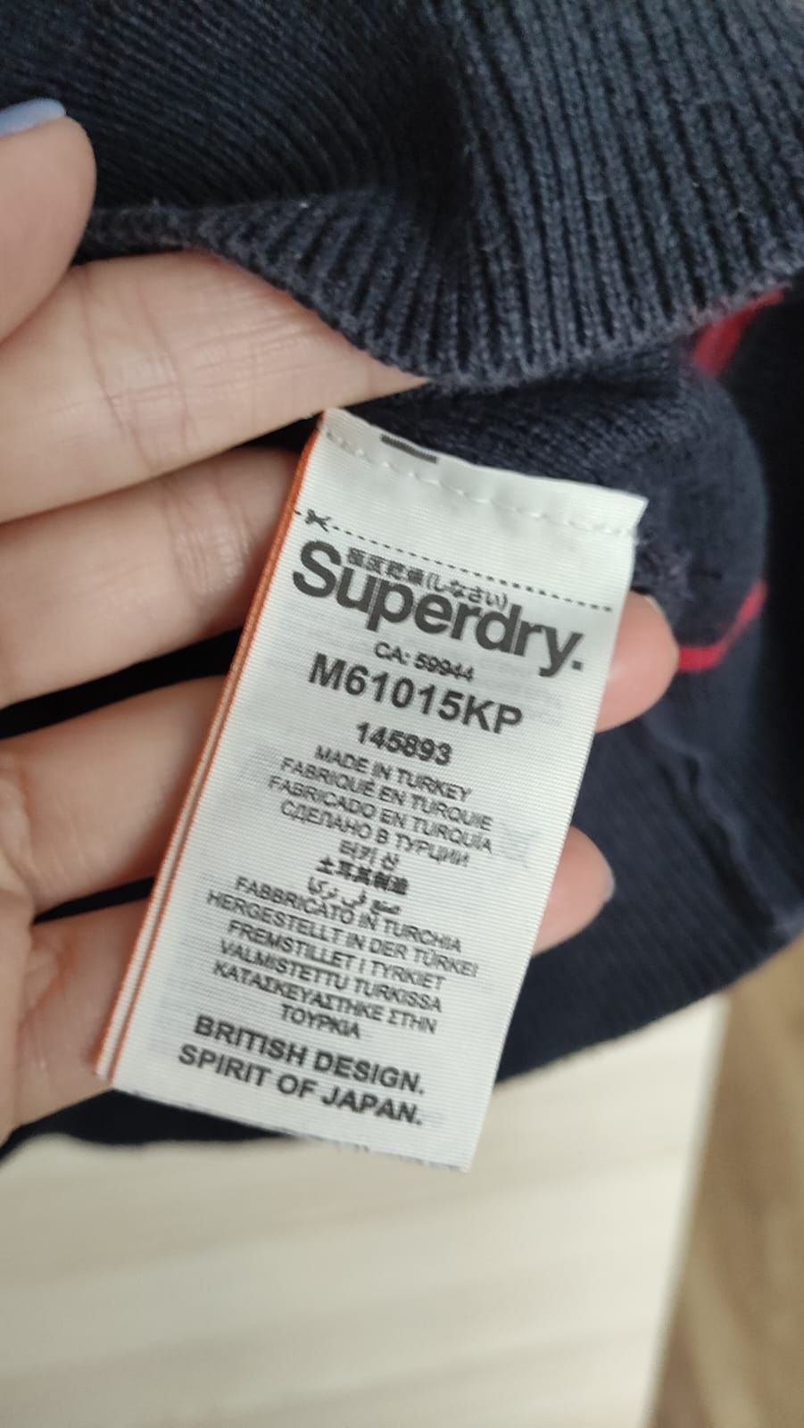 Sweter męski Superdry rozmiar M