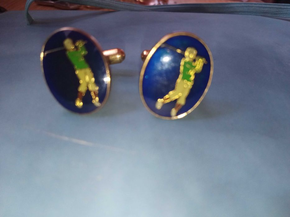 Spinki do mankietów golf