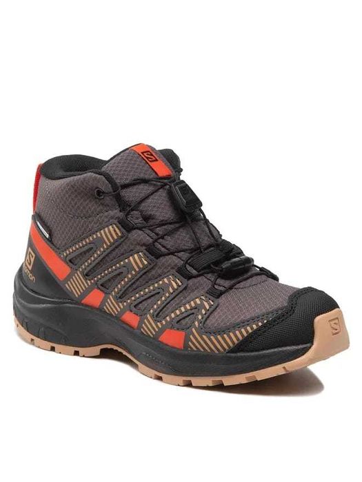 Buty trekkingowe trapery Salomon XA PRO V8 MID CSWP r. 38 chłopiec