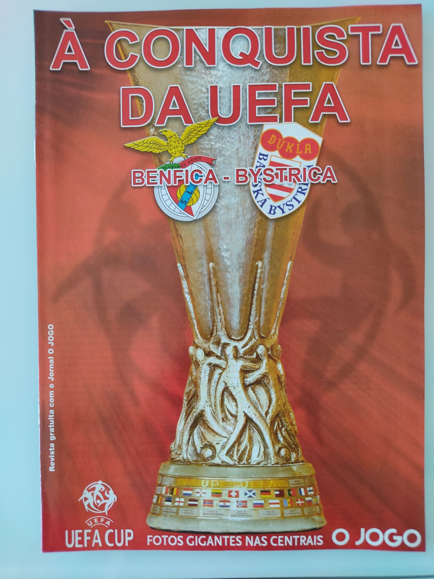 Programa Benfica Dukla Banska Bystrica UEFA 2004/2005
