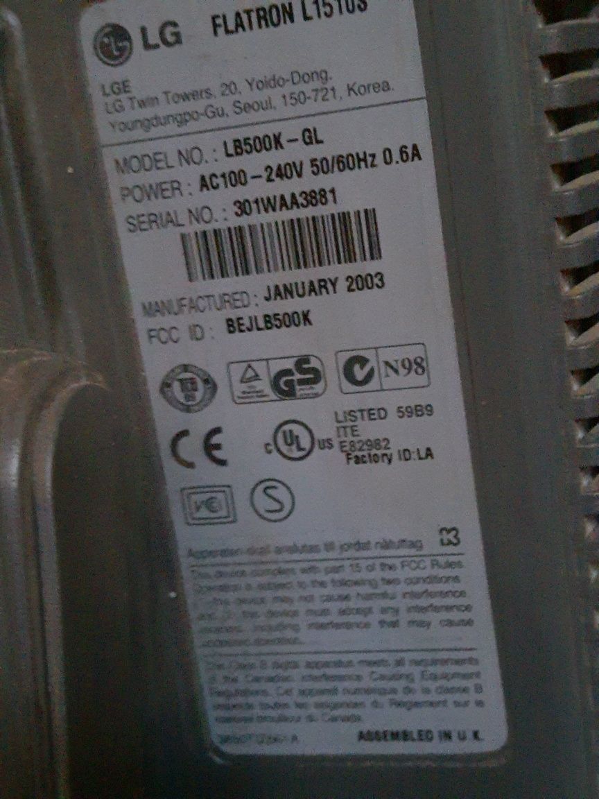 monitor lg flatron
