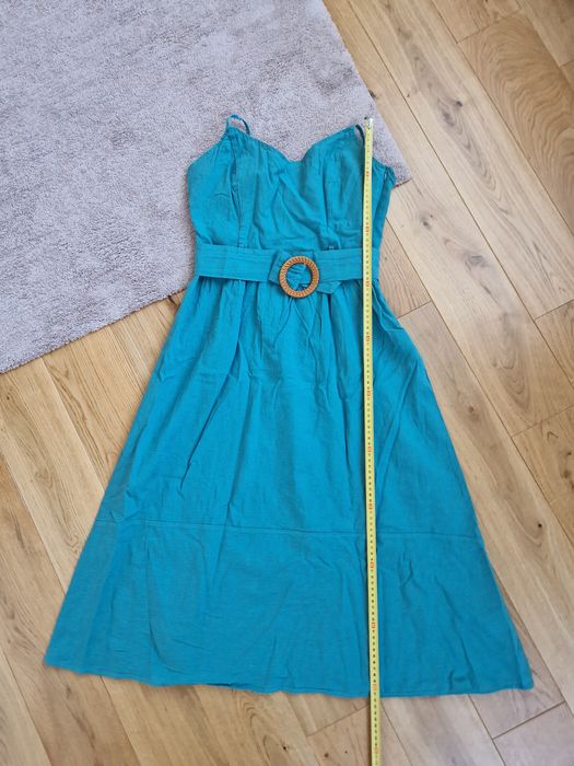 Sukienka z lnem letnia Reserved S 36