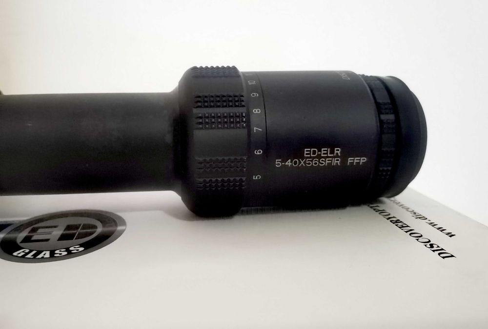 Mira telescópica Discovery Ed Elr 5 40 56 FFP, Lentes Japonesas