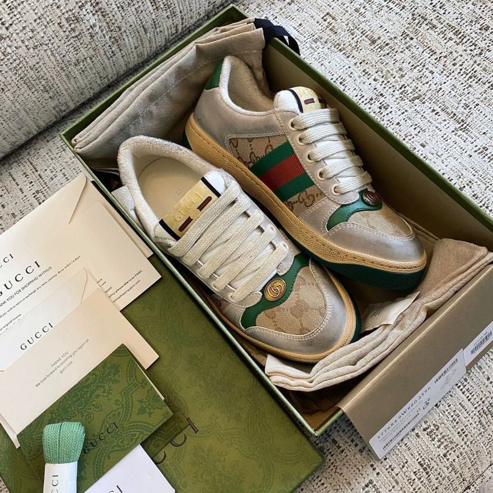 Gucci sneakers  M/ F screener Pele Novos