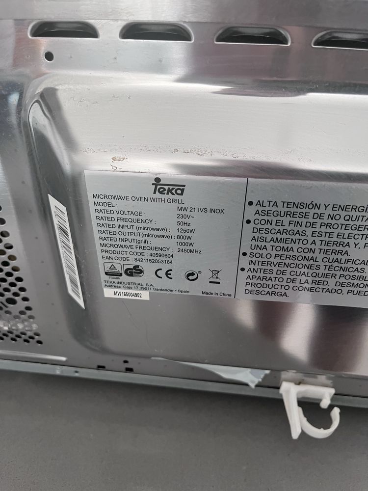 Microondas TEKA usado