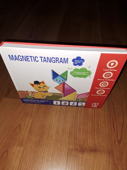 Мозаїка з магнітними детальками. Танграм. Пазл. Монтесорі