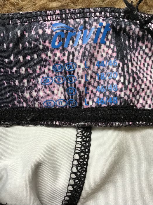 Długie legginsy z siateczką. Crivit