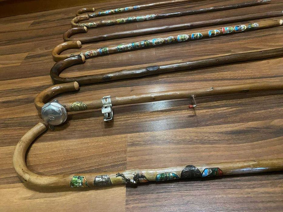 Трость старинная для путишественника. Привезена с Германии