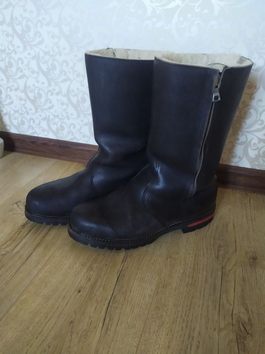 Військові зимові шкіряні чоботи сапоги Ammann Mili-Тary Розмір 44-45