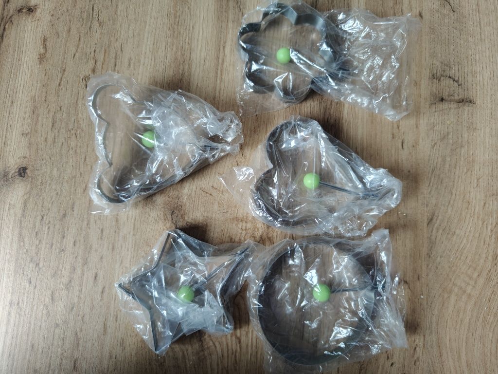 Nowe foremki 5 sztuk serduszko gwiazdka Miki do jajek ciastek