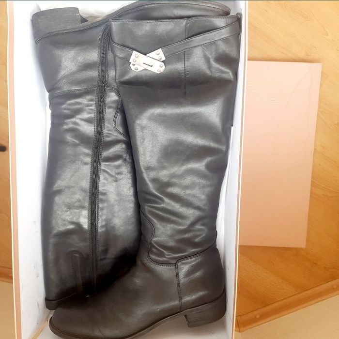 Сапоги зимние Nursace 40р. 26.5 см стелька Италия Кожа на овчине