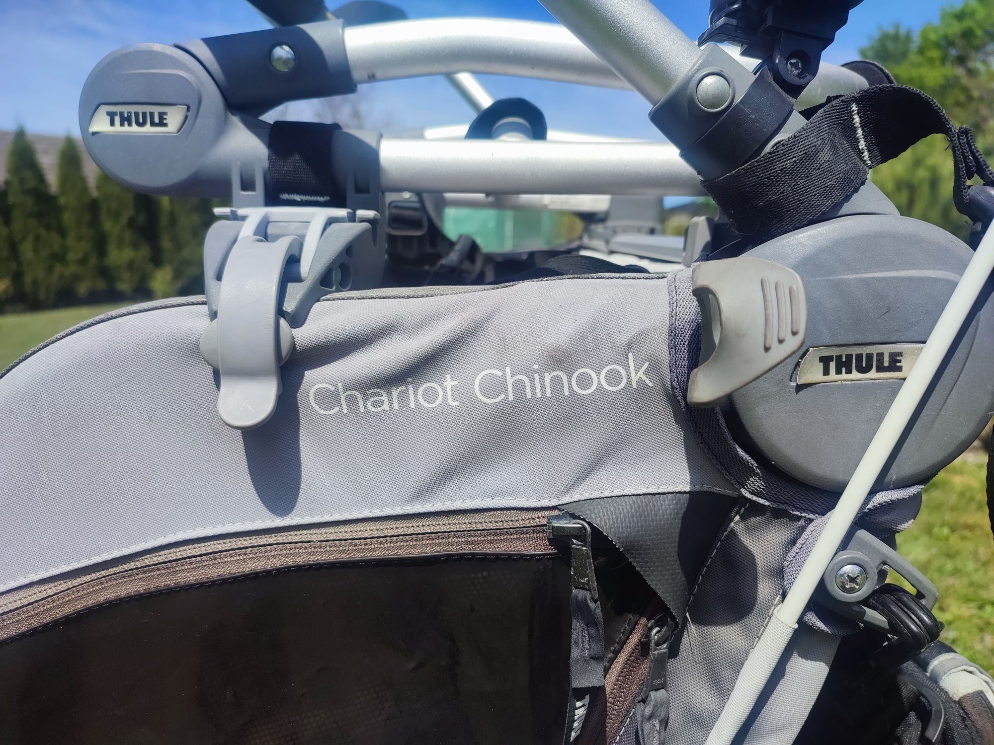 Przyczepka rowerowa riksza wózek rowerowy do roweru Thule Chinook